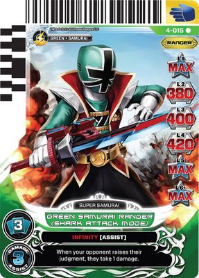 Green Samurai Ranger (Shark) 015